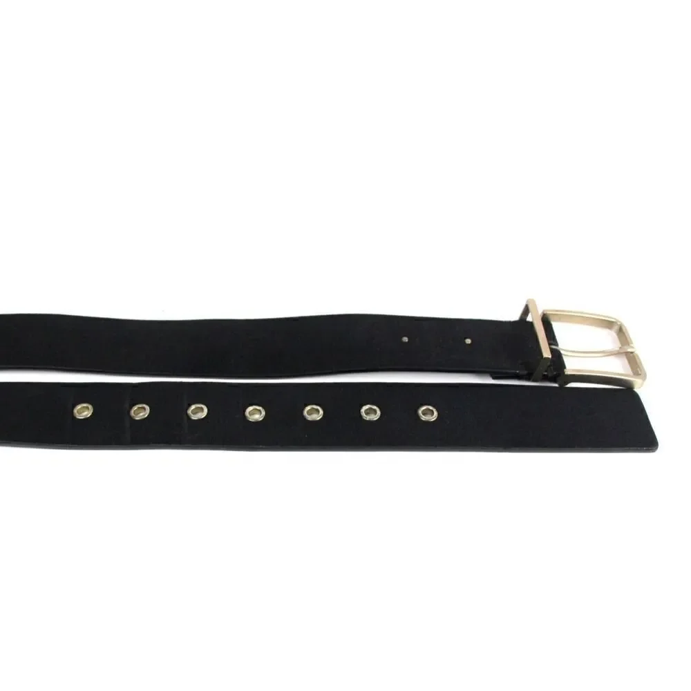 AllSaints BLACK GENUINE LEATHER SUEDE 1.5